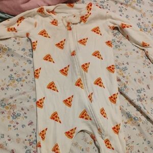 Cheerful Pizza Slice Kids Footie